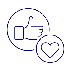 Social Network Love 1 Illustration from UX Line Set