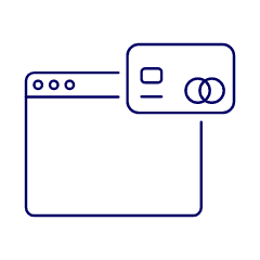 Online Card 1 Illustration from UX Line Set