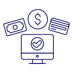 Online Payment Illustration from UX Line Set