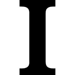 Instapaper Logo Icon from Ultimate Bold Set