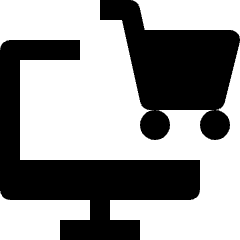 Online Shopping Personal Computer Icon from Nova Solid Set