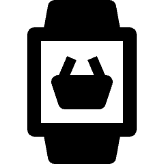 Online Shopping Smart Device Icon from Nova Solid Set