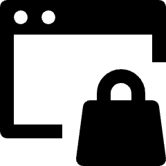 Online Shopping Web Bag Icon from Nova Line Icons Set