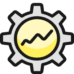 Optimization Graph Line Icon from Ultimate Colors Set