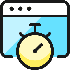 Optimization Timer 1 Icon from Ultimate Colors Set