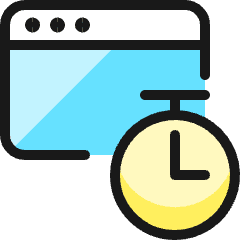 Optimization Timer Icon from Ultimate Colors Set