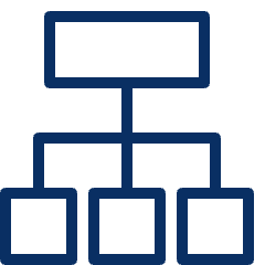 Business Hierarchy 3 Icon from Cyber Line Set