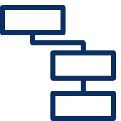 Flowchart 1 Icon from Cyber Line Set