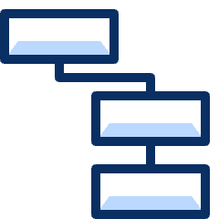 Flowchart 1 Icon from Cyber Duotone Set
