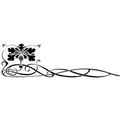 Bottom Ornament 3 Element from Art Nouveau Vectors Set