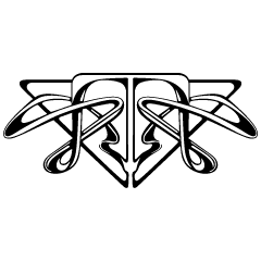 Centered Ornament 3 Element from Art Nouveau Vectors Set