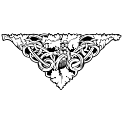 Centered Ornament 6 Element from Art Nouveau Vectors Set