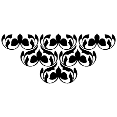 Centered Ornament 7 Element from Art Nouveau Vectors Set