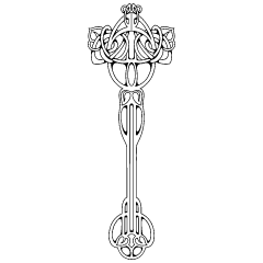 Set B Ornament 1 Element from Art Nouveau Vectors Set
