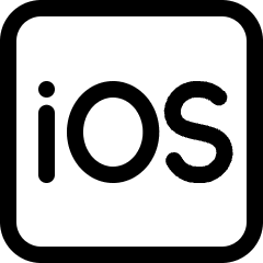 Ios Logo 1 Icon from Ultimate Regular Set