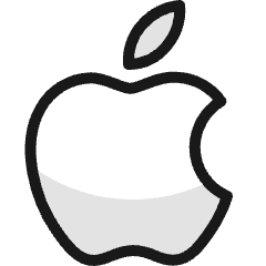 Apple Logo Icon from Ultimate Colors Set