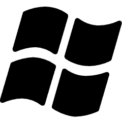 Microsoft Logo Icon from Ultimate Bold Set