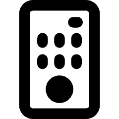 Remote Control Icon from Core Remix Set