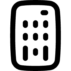 Remote Control Icon from Flex Line Set