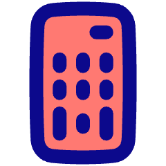Remote Control Icon from Plump Pop Set