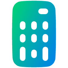 Remote Control Icon from Plump Gradient Set