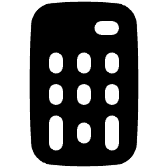 Remote Control Icon from Plump Solid Set