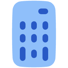 Remote Control Icon from Plump Flat Set