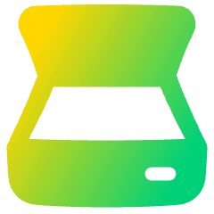 Scanner Icon from Plump Gradient Set
