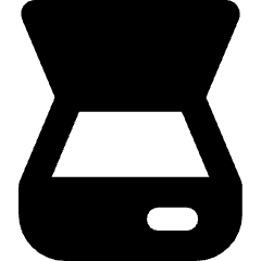 Scanner Icon from Core Solid Set