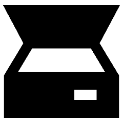 Scanner Icon from Sharp Solid Set