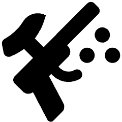 Paintball Gun Icon from Ultimate Bold Set