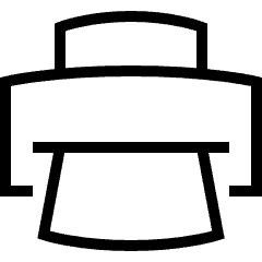 Printer Icon from Platinum Set