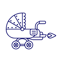 Trolley Steampunk Illustration from UX Line Set
