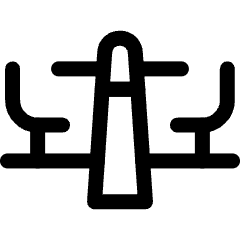 Playground Chair Icon from Ultimate Regular Set