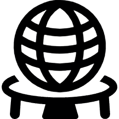 Playground Globe Icon from Ultimate Bold Set