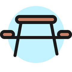 Outdoors Barbeque Icon from Ultimate Colors Set