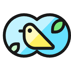 Outdoors Bird Icon from Ultimate Colors Set