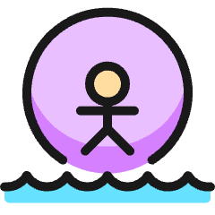 Outdoors Bubble Ball Icon from Ultimate Colors Set