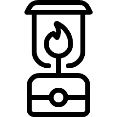 Outdoors Camp Flame Icon from Ultimate Light Set