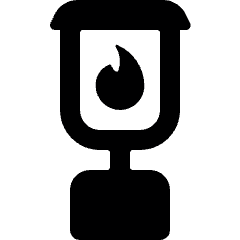 Outdoors Camp Flame Icon from Ultimate Bold Set