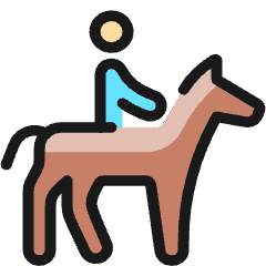 Outdoors Horse Icon from Ultimate Colors Set