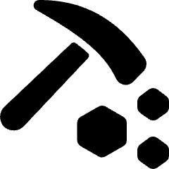 Outdoors Mining Icon from Ultimate Bold Set