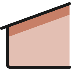 Outdoors Shelter Icon from Ultimate Colors Set