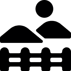 Outdoors Landscape Meadow Icon from Ultimate Bold Set