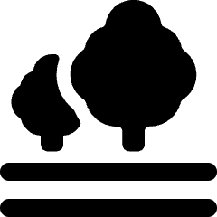 Outdoors Tree Road Icon from Ultimate Bold Set