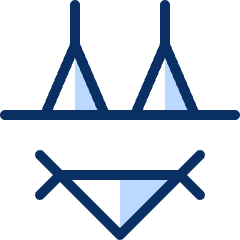 Bikini Icon from Cyber Duotone Set