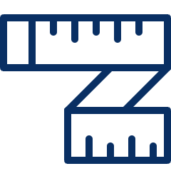 Cloth Measuring Tape Icon from Cyber Line Set
