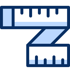 Cloth Measuring Tape Icon from Cyber Duotone Set