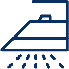 Electric Iron Icon from Cyber Line Set