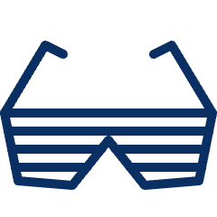 Glasses 5 Icon from Cyber Line Set